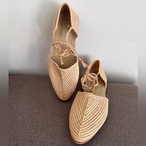 Hand Crafted Tan Espadrilles